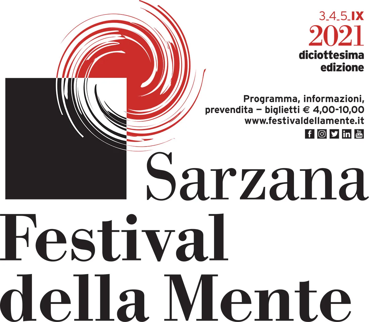 Locandina Festival della Mente di Sarzana